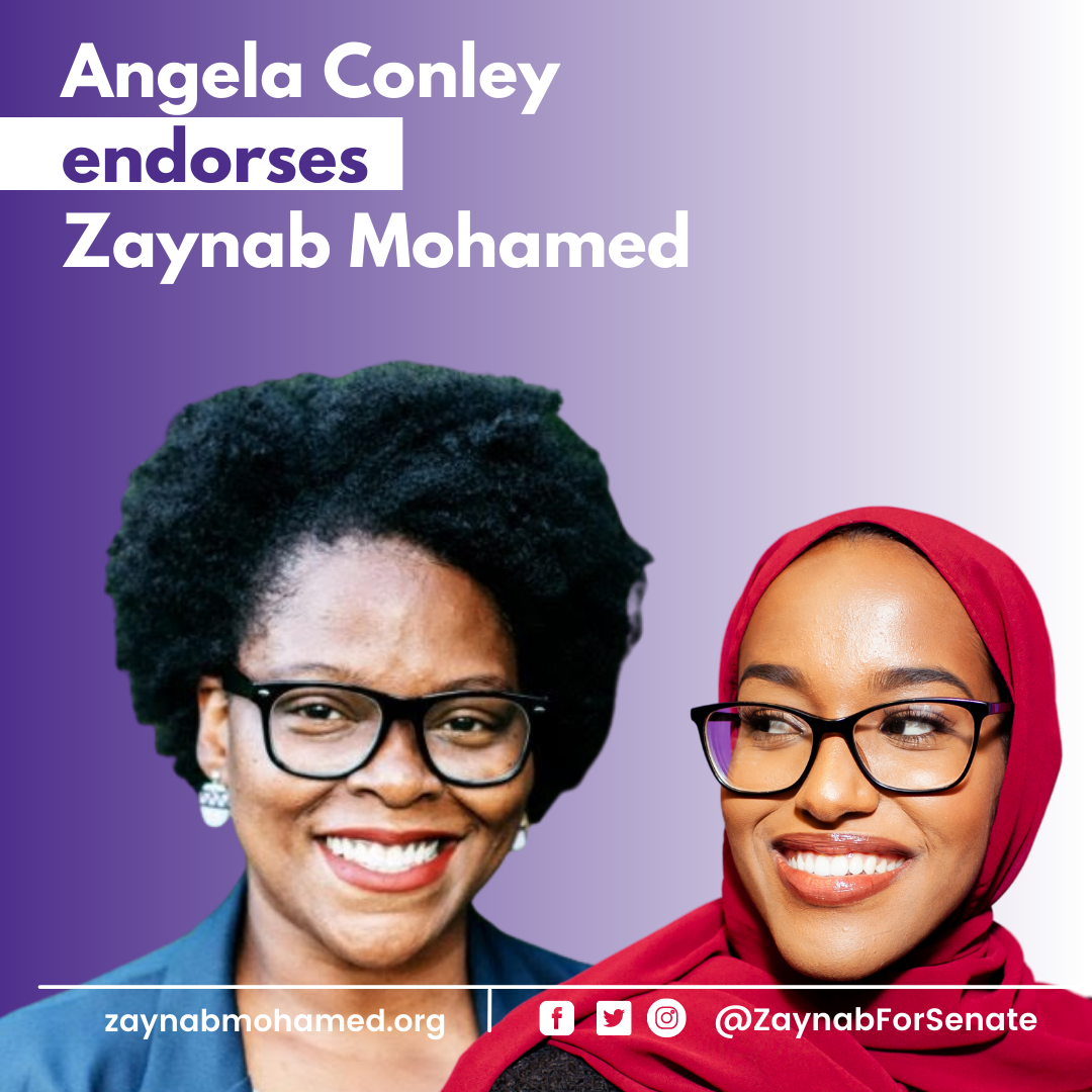Angela Conley Endorses Zaynab Mohamed
